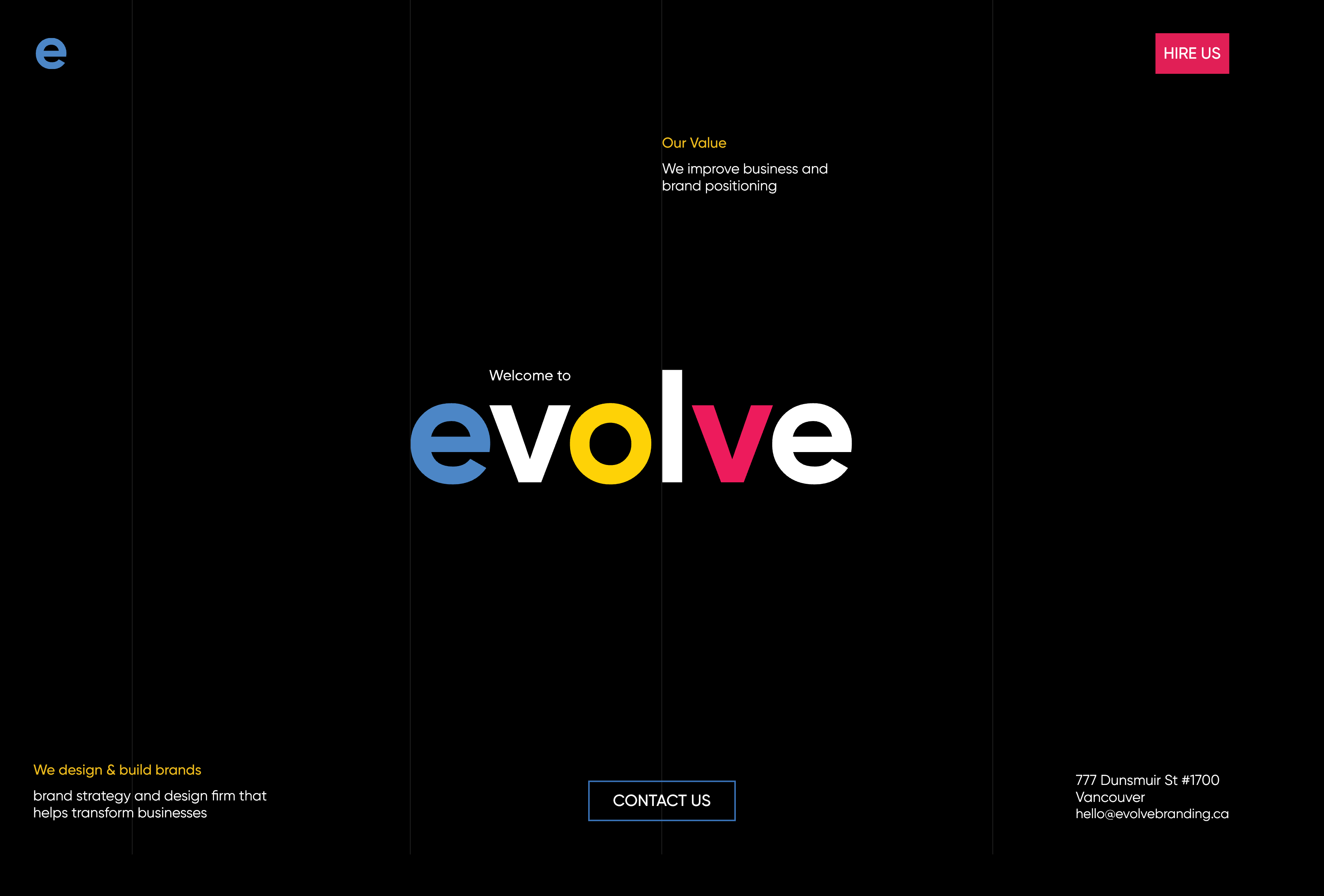 Evolve Branding Google Flutter Homepage